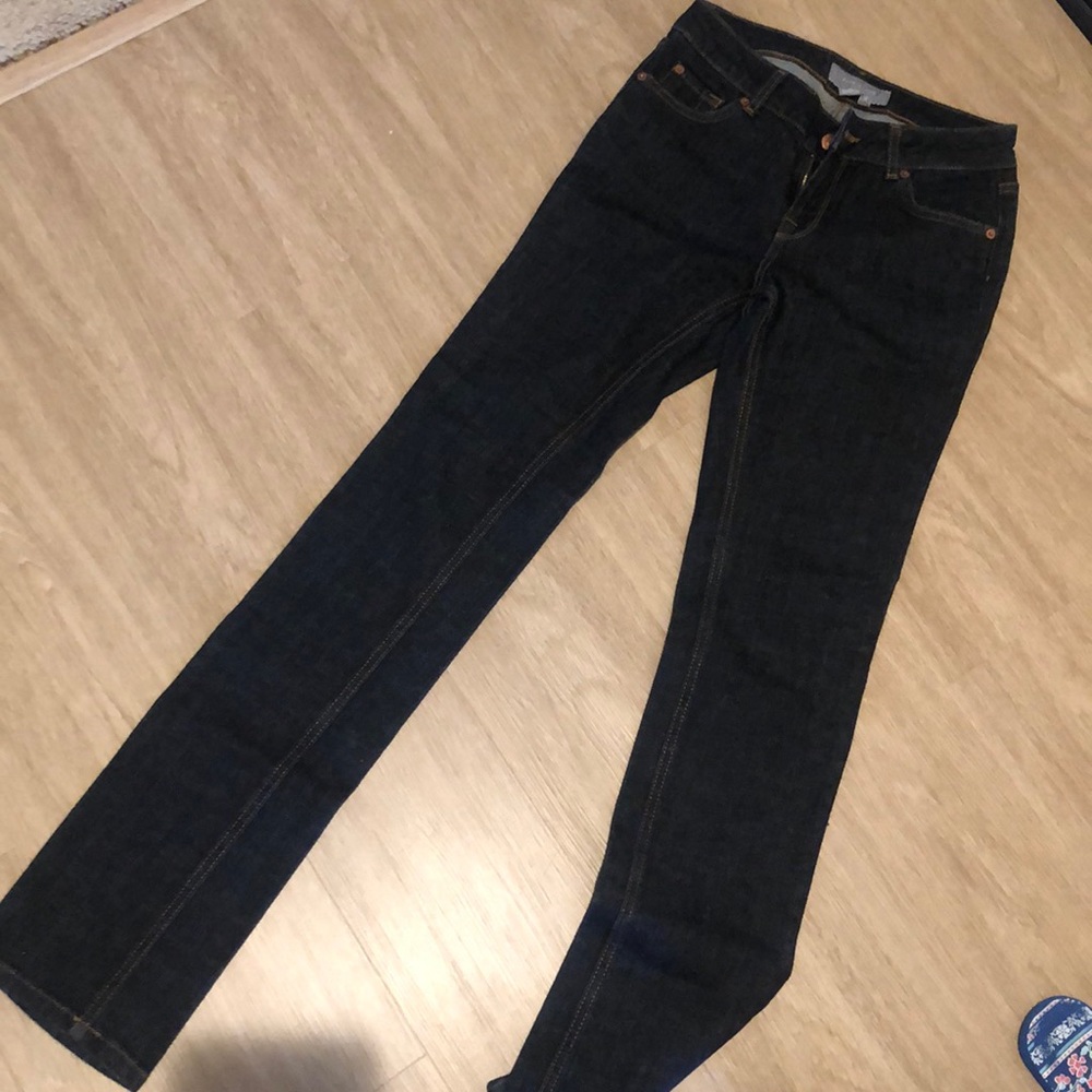 Zara woman jeans blue dark